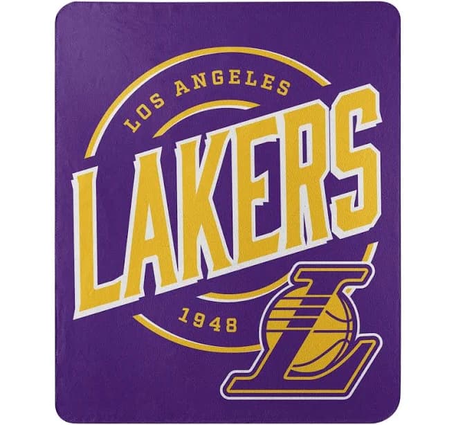 Los Angeles Lakers Campaign Fleece Blanket