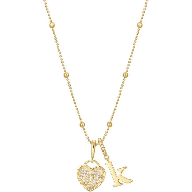 Custom Charm Gold Necklace