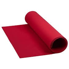 LotusFoam Large 3mm EVA Foam Sheet - 44"x 85" High Density Foam 130 kg/m3 for Cosplay, Costumes, Crafts, Flooring, Outdoor Use - 35 Colors (Red) - Walmart Business Supplies