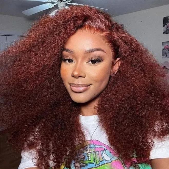 Kinky Curly HD Lace Breathable Wig