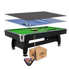 TOPONE Nova 3-IN-1 Pool Table | Dining & Table Tennis Combo