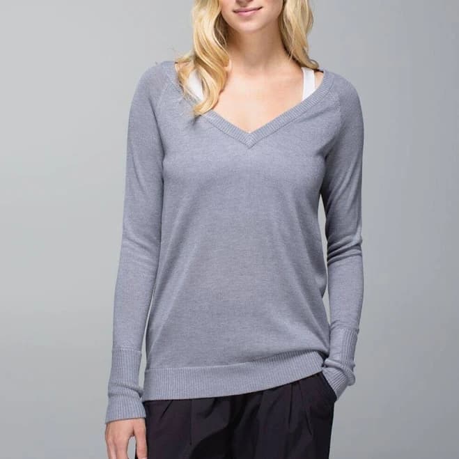 Lululemon Unity Pullover Heathered Fossil / Fossil 10