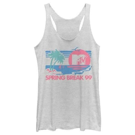 MTV Spring Break 99 Sunset Racerback Tank Top