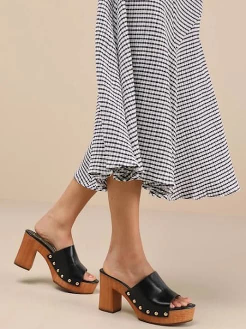 Lulus Platform Mule Sandals