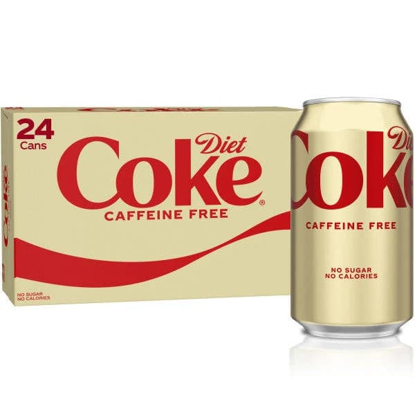 Diet Coke Caffeine Free 12 Oz. Cans 24 Pack NY or CT
