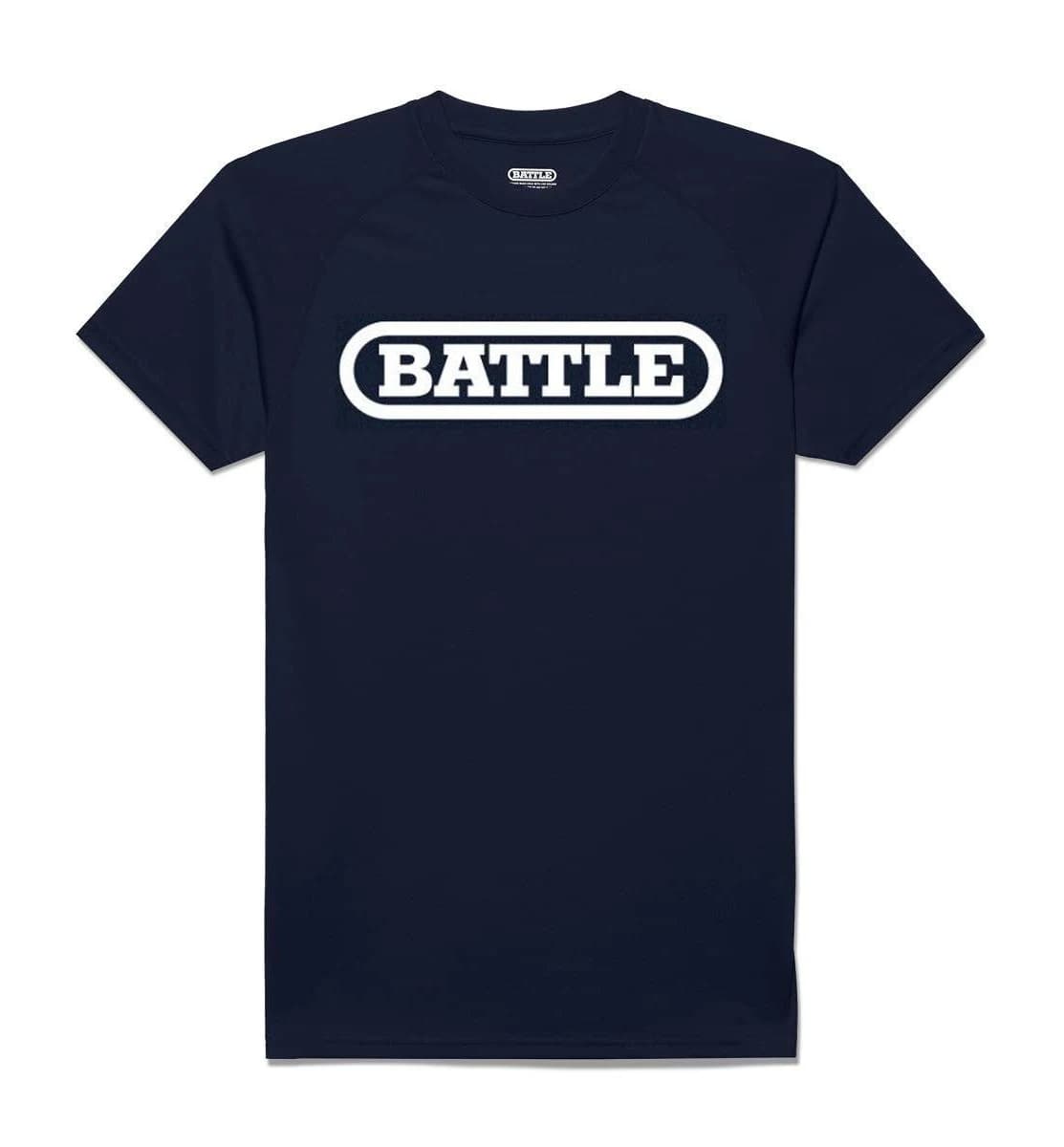 Battle Sports Men's Big Logo Moisture & Odor Control Performance Tee