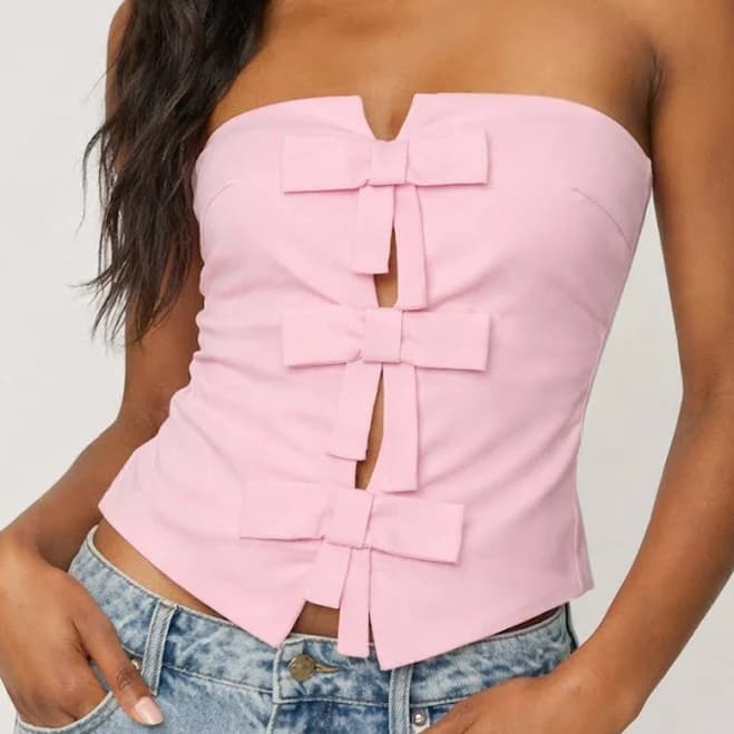 Savannah Bow Tube Top