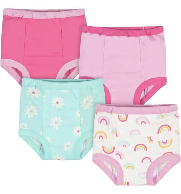 Gerber Toddler Neutral Training Pants 4-Pack