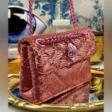 Kurt Geiger London Women's Mini Kensington Sequin Crossbody Bag