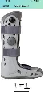 Orthopaedic Shoe/ Brace Aircast AirSelect Walker Brace/Walking Boot