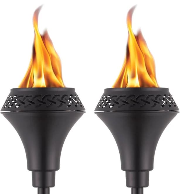 Tiki Island King 65" Metal Outdoor Torches