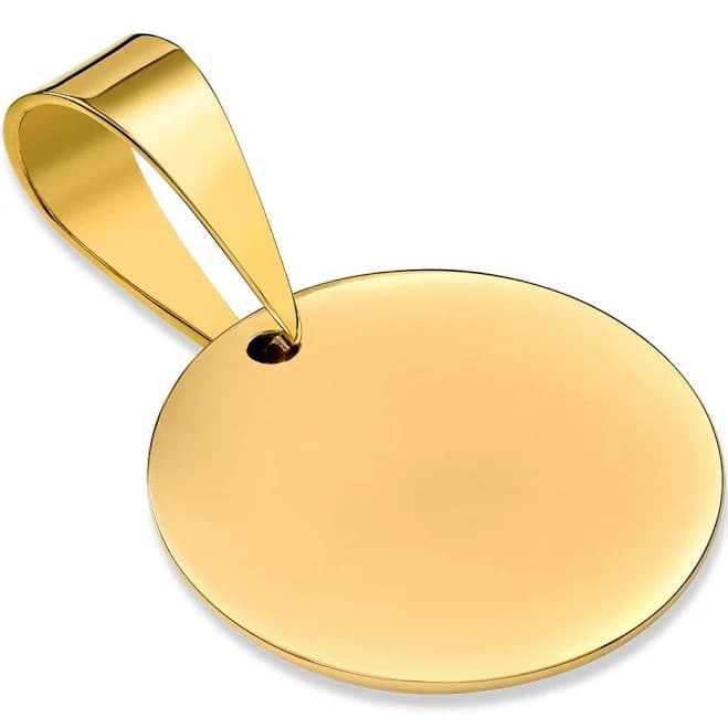 Round Pendant Black