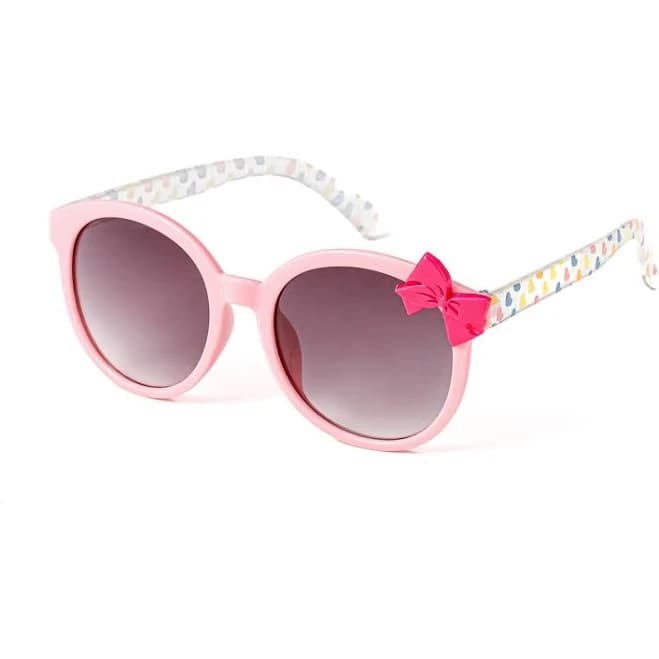 12-Pack Girls Ribbon Round Sunglasses