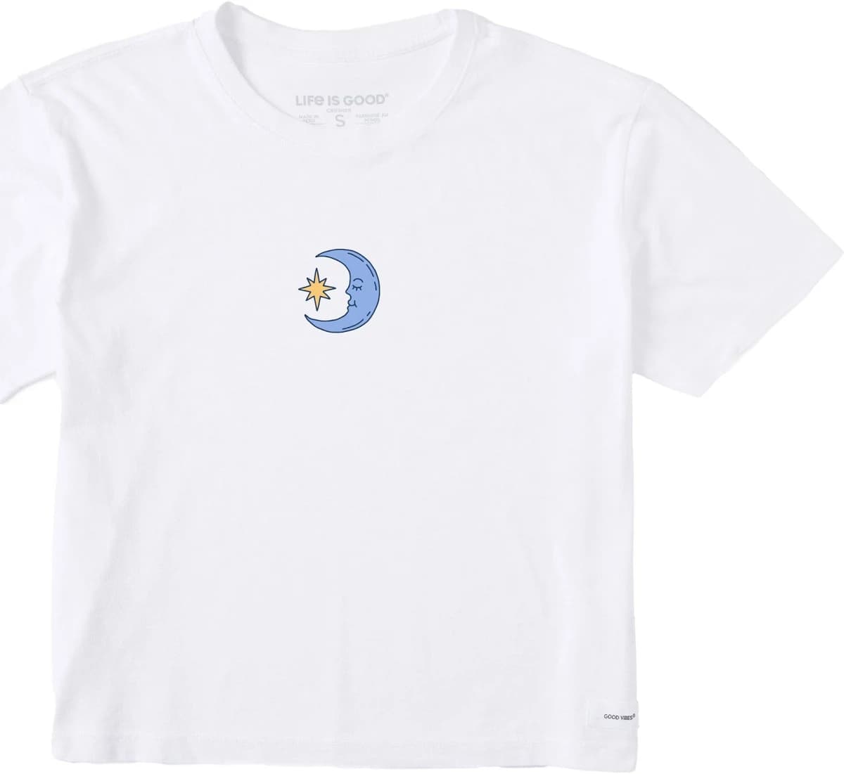 Life Is Good Women's Moon & Star Cotton T-Shirt