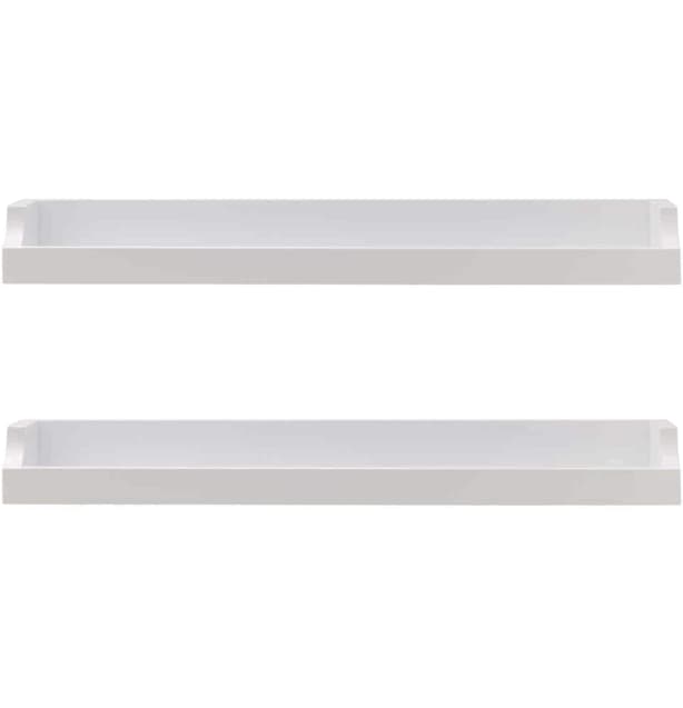 Melannco 18-in. L x 4-in. W x 2-in. D H Floating Curve