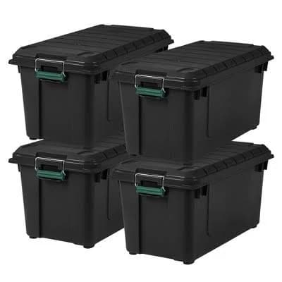 Remington 82 Qt. Weathertight Storage Tote (4-Pack)
