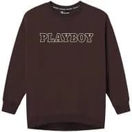 playboy Women's Masthead Crewneck Women's - Sweatshirts Brown Top Sale | Clothing