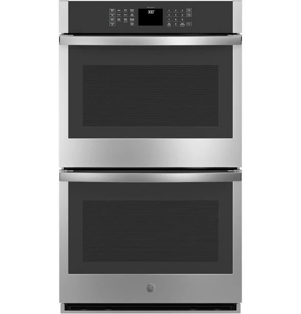 GE 30" Smart Built-In Self-Clean Double Wall Oven JTD3000SNSS
