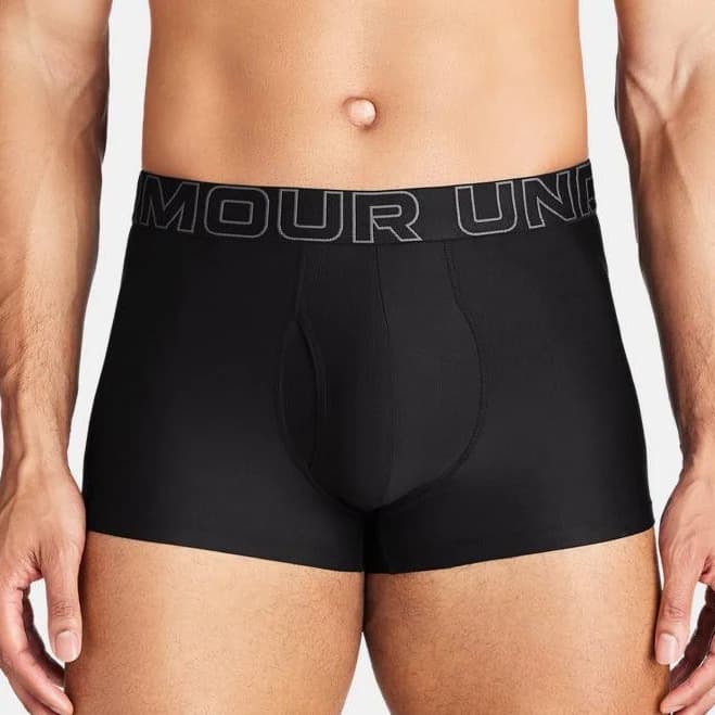 Men's Under Armour Performance Tech 3" Boxer Briefs Underwear 3 Pack