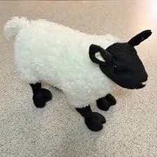 Adore Plush Company Standing Marshmallow The Suffolk Sheep Plush Stuffed Animal Toy