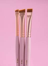 Brush Set*Magic Brow brushes for tinting eyebrows*(Angled+Flat+Universal) ZOLA | eBay
