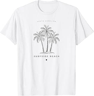 Surfside Beach South Carolina SC Vacation Palm Trees Beach T-Shirt