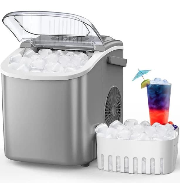 COWSAR Portable Countertop Ice Maker