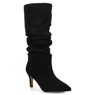 Journee Women's Sonnet Knee High Wide-Calf Slouchy Boots