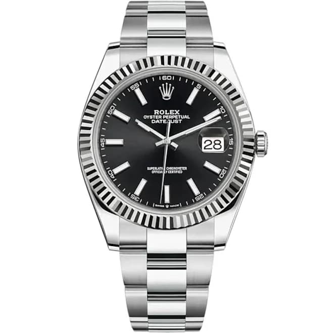 Rolex Datejust Ref. 126334 On Oyster Fluted Bezel