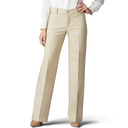 Lee Women's Flex Motion Regular Fit Trouser Pants