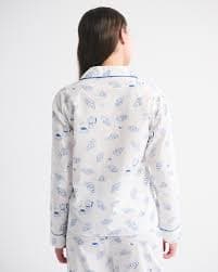 Women's Cotton-Blend Sleep Shirt | Women's Sleepwear & Loungewear | Abercrombie.com