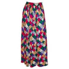 Lanvin Long Cotton Skirt, Size 36FR For Sale at 1stDibs