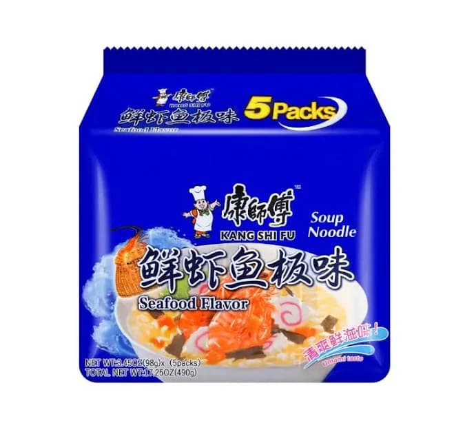Master Kong Seafood Flavored Instant Noodle 5Packs
