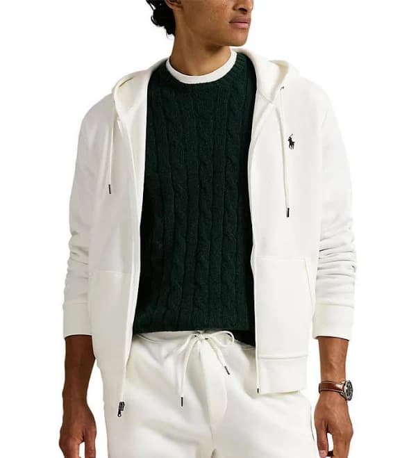 Polo Ralph Lauren Men's Double Knit Full Zip Hoodie