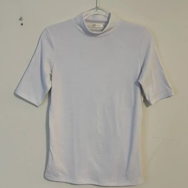 Amazon Tops | White Mock Neck Top | Color: White | Size: M | Nicolegordon104's Closet