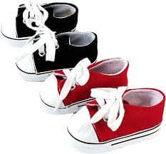 Amazon.com: American Fashion World Red and Black Sneakers for 18-Inch Dolls | 2 Pack | Premium Quality & Trendy Design | Dolls Shoes | Shoe Fashion for Dolls for Popular Brands : Toys & Games