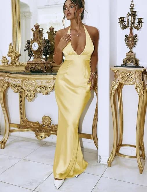 Odyssa Halter Maxi Dress