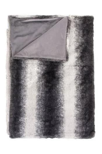 HomeRoots Irving Faux Fur Throw