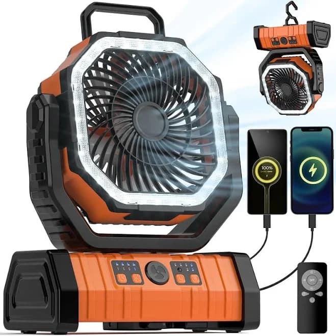Anqtovp Portable Camping Fan