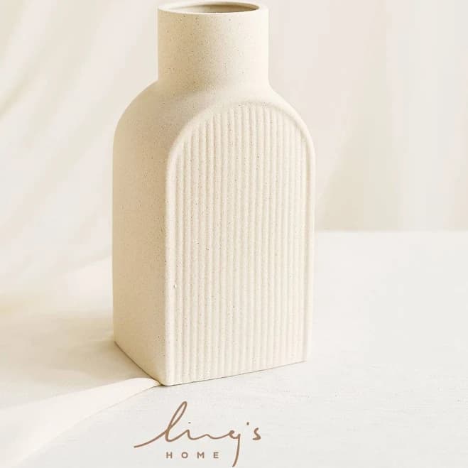 Ling's Moment Solid Unglazed Ceramic Vase