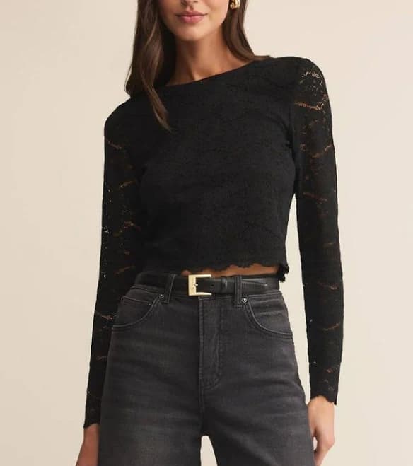 Z Supply Aurora Lace Top