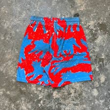 Vintage 90's Mambo australia loud board shorts.... | Depop