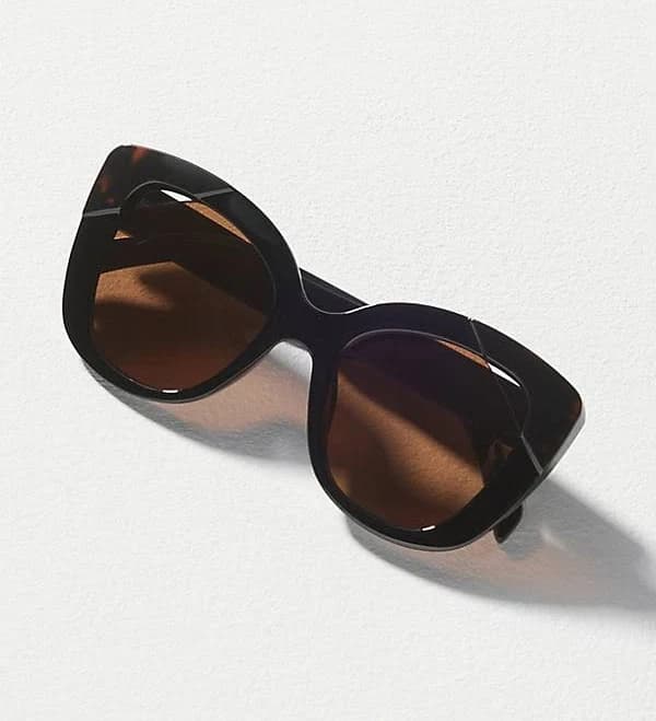 I-SEA Cutout Square Cat-Eye Sunglasses