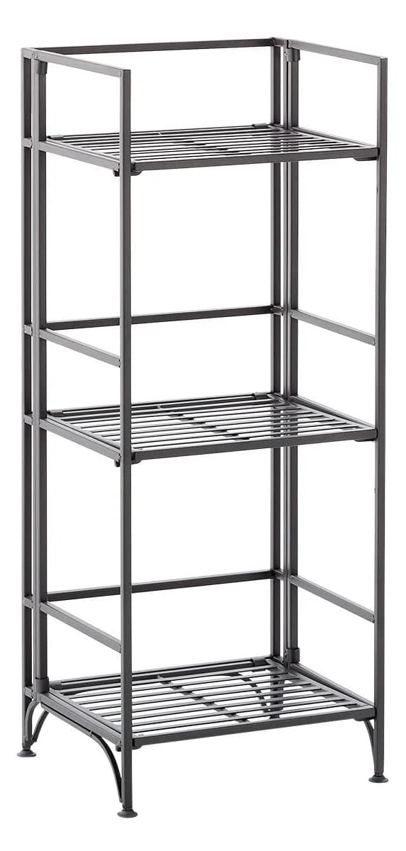 The Container Store 3-Shelf Iron Folding Tower