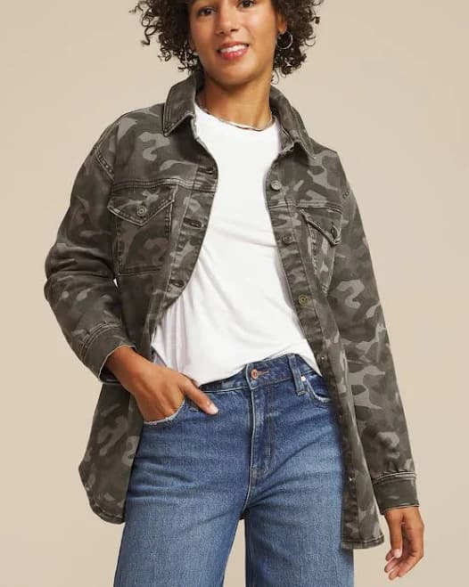 maurices Women's Camo Shacket