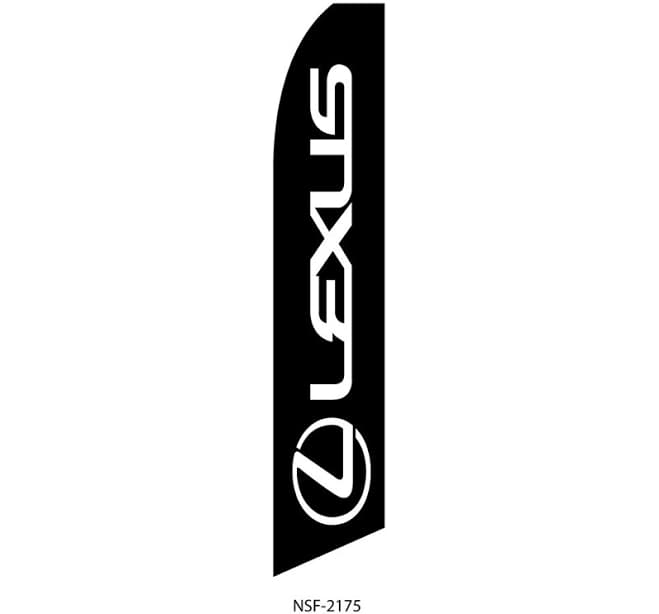 Lexus Dealership Feather Flag (black)