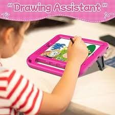 Amazon.com: BMOUO Kids Case for iPad 6th/5th Generation (iPad 9.7-inch, 2017/2018), iPad 9.7/Air 2 Case with Screen Protector, Shockproof Handle Stand iPad 6th 5th Generation Cases for Kids, Rose : Electronics