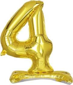 Efavormart Party Shop Gold Self Standing Helium/Air Mylar Foil Letter and Number Balloons