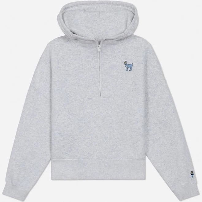 Women's Half-Zip Hooded Sweatshirt