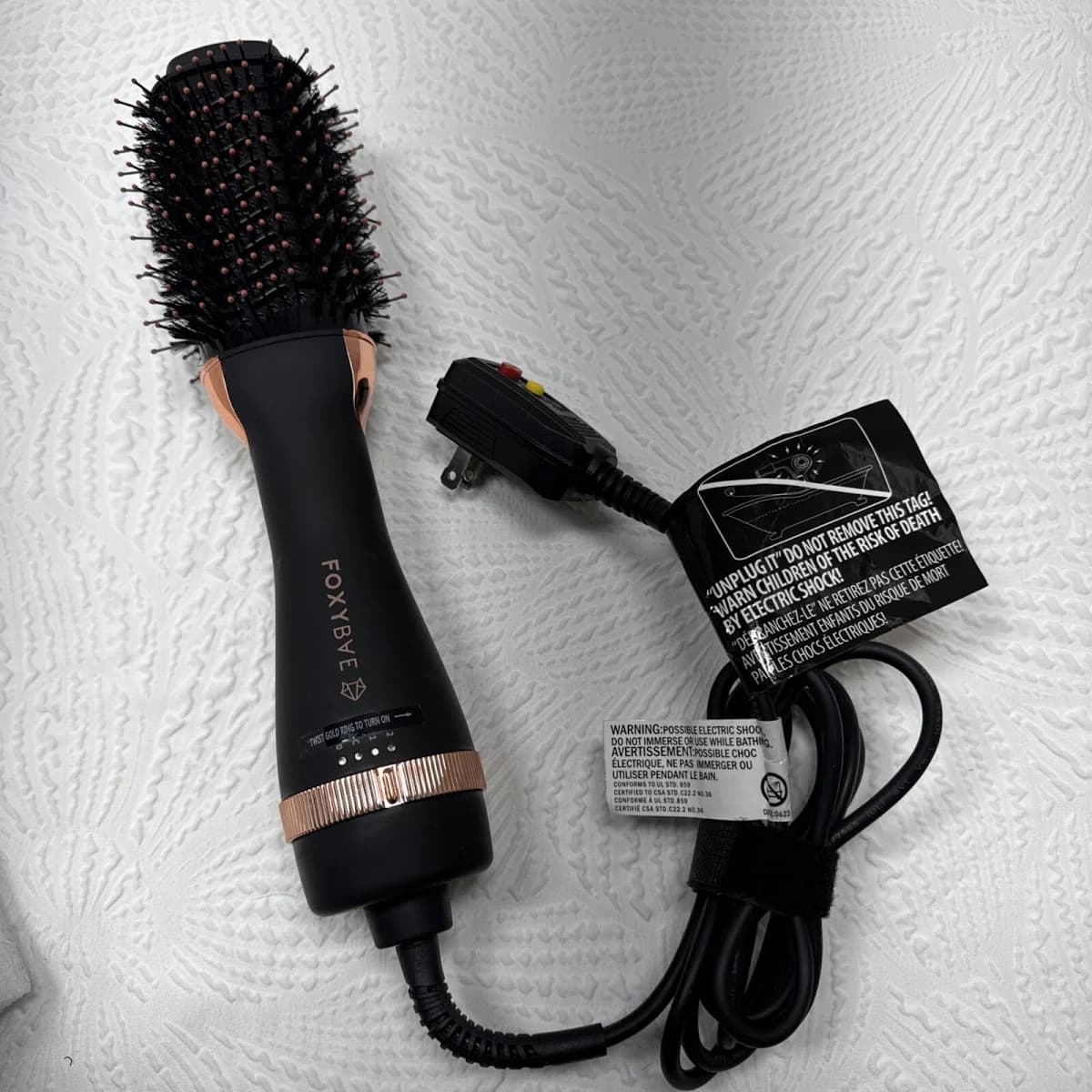 FoxyBae Rose Gold Blowout Dryer Brush